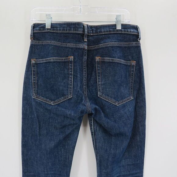 Everlane Womens Size 28 The Ankle Dark Blue Mid Rise Jeans Minimalist Denim - Picture 10 of 14